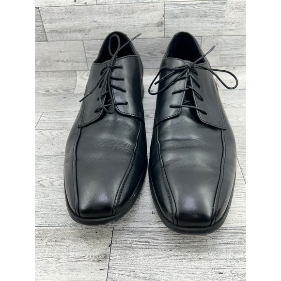 Florsheim Mens Black Leather Cap Toe‎ Lace Up Dress Shoes Size 11.5D main image 8